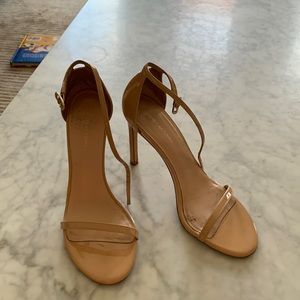 Stuart Weitzman nudist nude heel sz 8.5